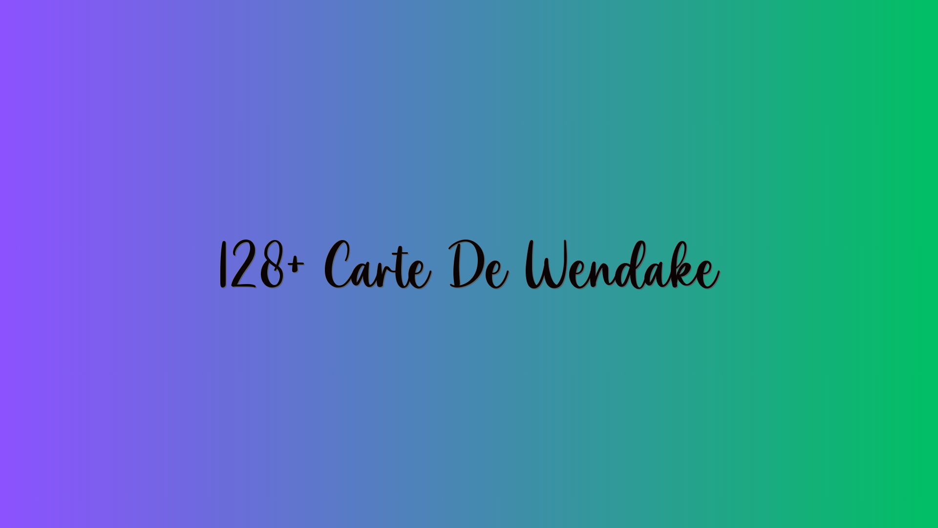 128+ Carte De Wendake