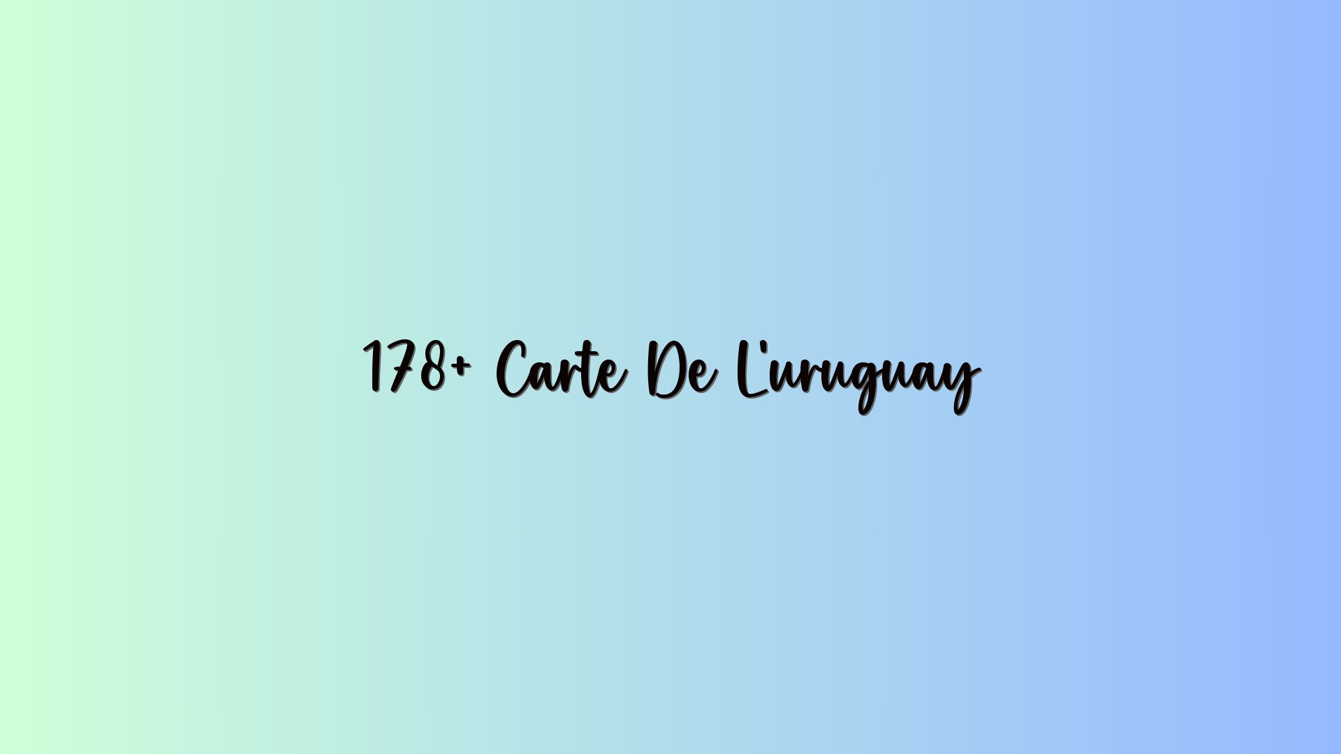 178+ Carte De L’uruguay