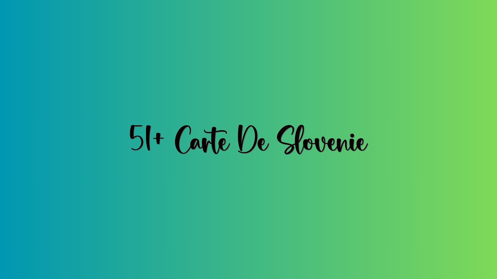 51+ Carte De Slovenie