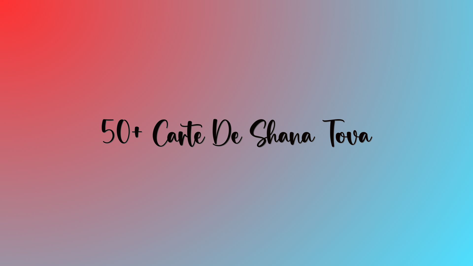 50+ Carte De Shana Tova