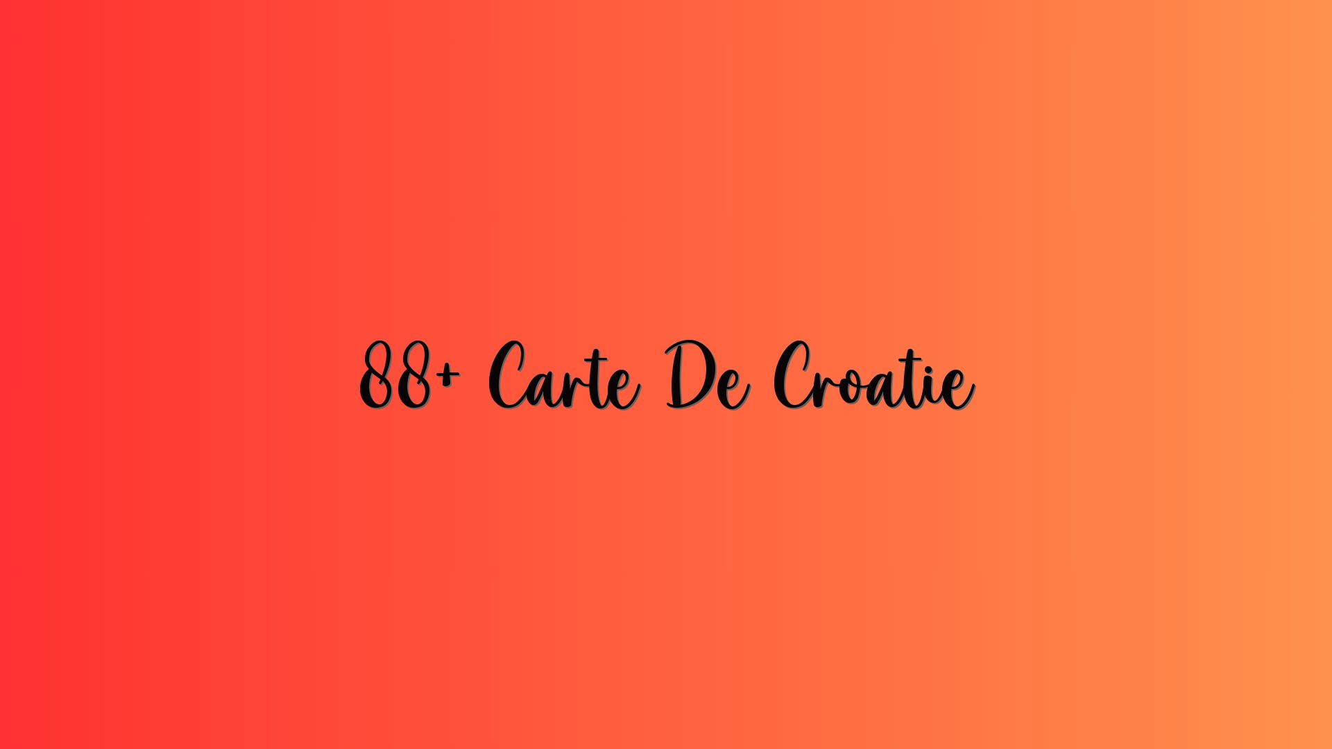 88+ Carte De Croatie